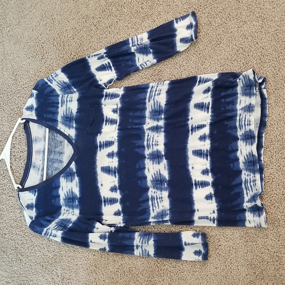 Two By Vince Camuto Cozy Striped Soft Lightweight Small Fall Winter Top